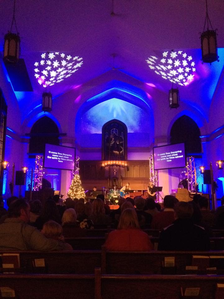 Christmas Eve Lighting Design- Aldrich Avenue Church